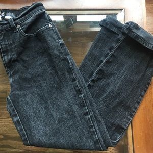 Vintage High Waisted Black Jeans
